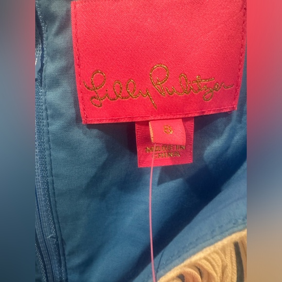 Aqua Lilly Pulitzer Gabby Shift Dress New with tags! - Picture 3 of 4